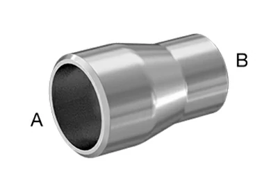 Butt welded aluminum non-threaded concentric reducer NPT pipe reducer