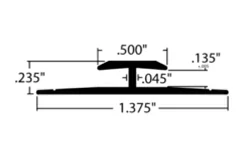 1/8″ Aluminum H Channel