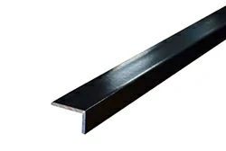 Ángulo de aluminio anodizado negro