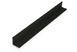 Matt black aluminium angle