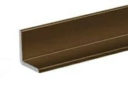 Bronze anodized aluminum angle