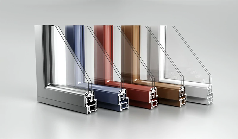 Surface treatment of aluminum alloy door and window profiles