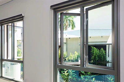 Aluminum alloy casement window