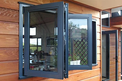 Aluminum alloy stack windows