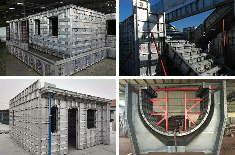 Applications of aluminum formwork