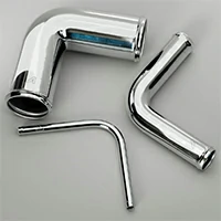 Bent aluminum pipe tubing