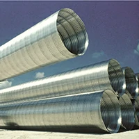 Corrugated aluminum pipe