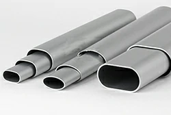 Oval flat hollow tube