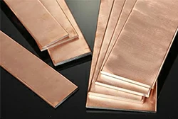 Copper clad aluminum flat bar