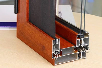 Aluminum frame profiles for windows