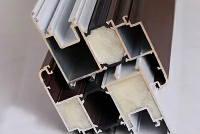 Aluminum window insulation profiles