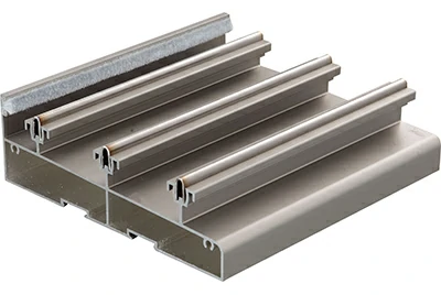 Aluminum door and window guide rail profiles