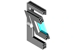 Aluminum profiles for rotating windows