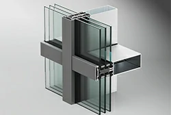 Insulated door, window and curtain wall profiles