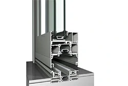 Aluminum profiles for bi-fold doors