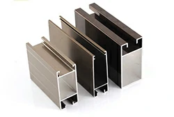 Aluminum profiles for sliding doors