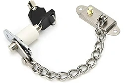 Aluminum alloy anti-theft chain door chain