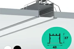 Recessed LED Profile 48mm 37mm