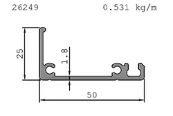 solar aluminum custom profile