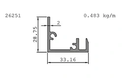 solar aluminum custom profile