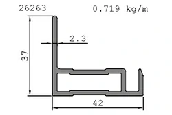 solar aluminum custom profile