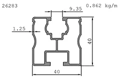 solar aluminum custom profile