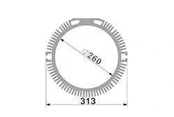 Aluminum profiles for gear motor housings