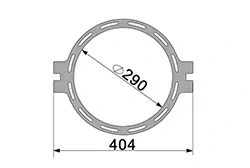 Aluminum profiles for water-cooled motor cases