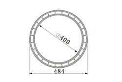 Aluminum profiles for water-cooled motor cases