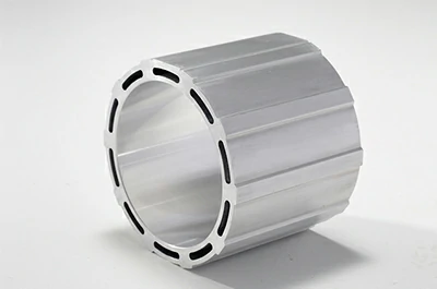 Water-cooled motor housing aluminum profile