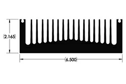 Special extruded heat sink