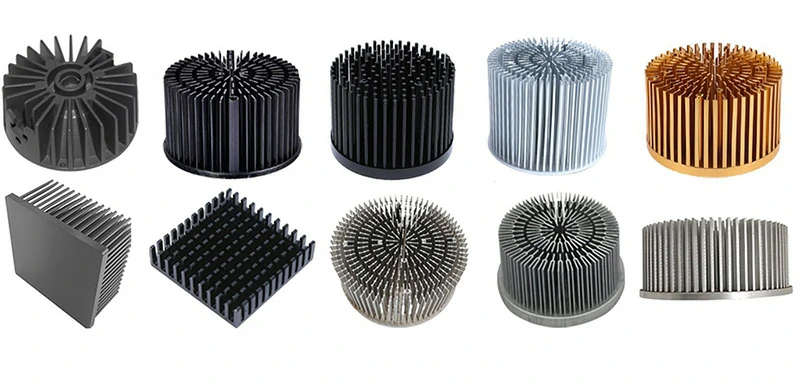 Popular types of pin fin heat sinks