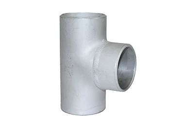 Butt weld aluminum pipe tee fitting