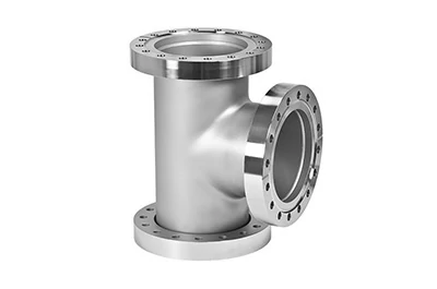 Flanged aluminum pipe tee fitting