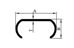  customized aluminum ladder profile section products