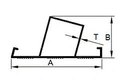  productos personalizados de sección de perfil de escalera de aluminio