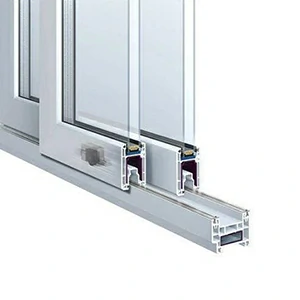 Profile for aluminum two track window