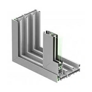 Perfil para ventana de aluminio de cuatro pistas / ventana de cuatro pistas