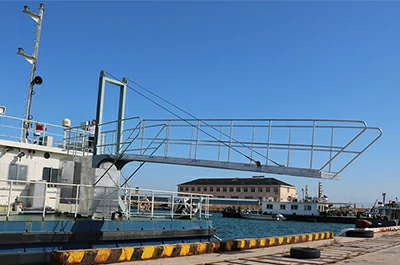 Marine aluminum ladder (ladder, stair, gangway)