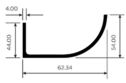  sección transversal 