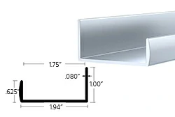 Other Sizes of Aluminum J Channel