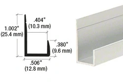 Other Sizes of Aluminum J Channel