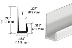 Other Sizes of Aluminum J Channel