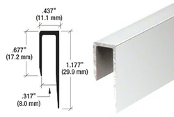 Other Sizes of Aluminum J Channel