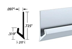 Other Sizes of Aluminum J Channel