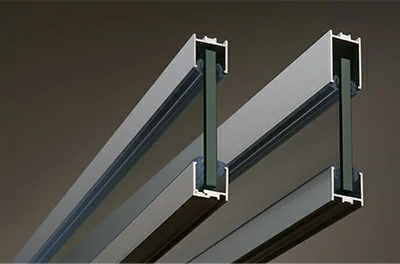 Aluminium glass profile