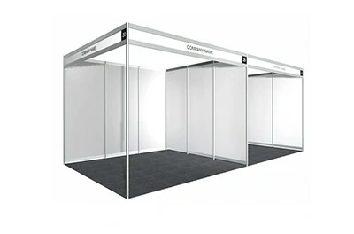 Stand de exposición de aluminio