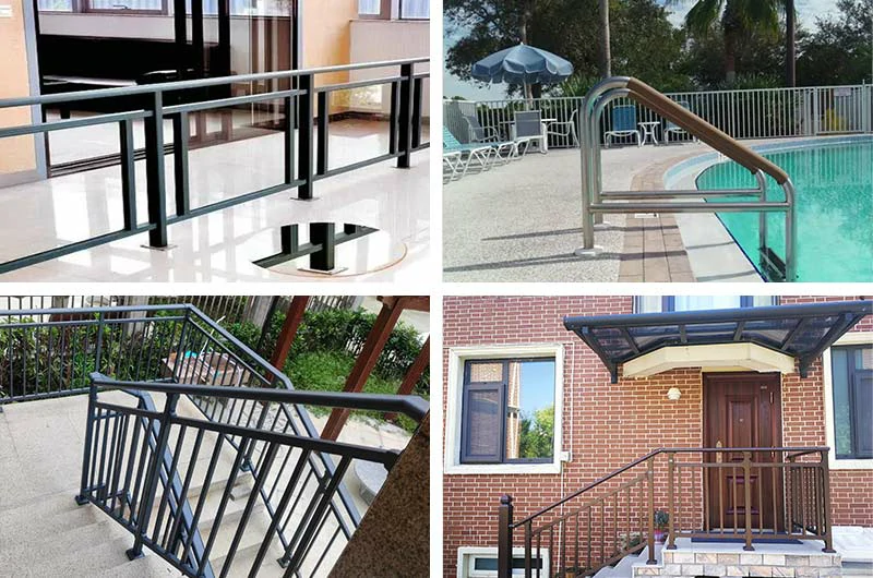 Applications of aluminum railing profiles