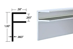 aluminum f channel