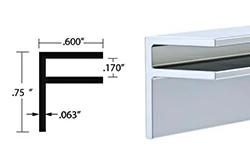 aluminum f channel